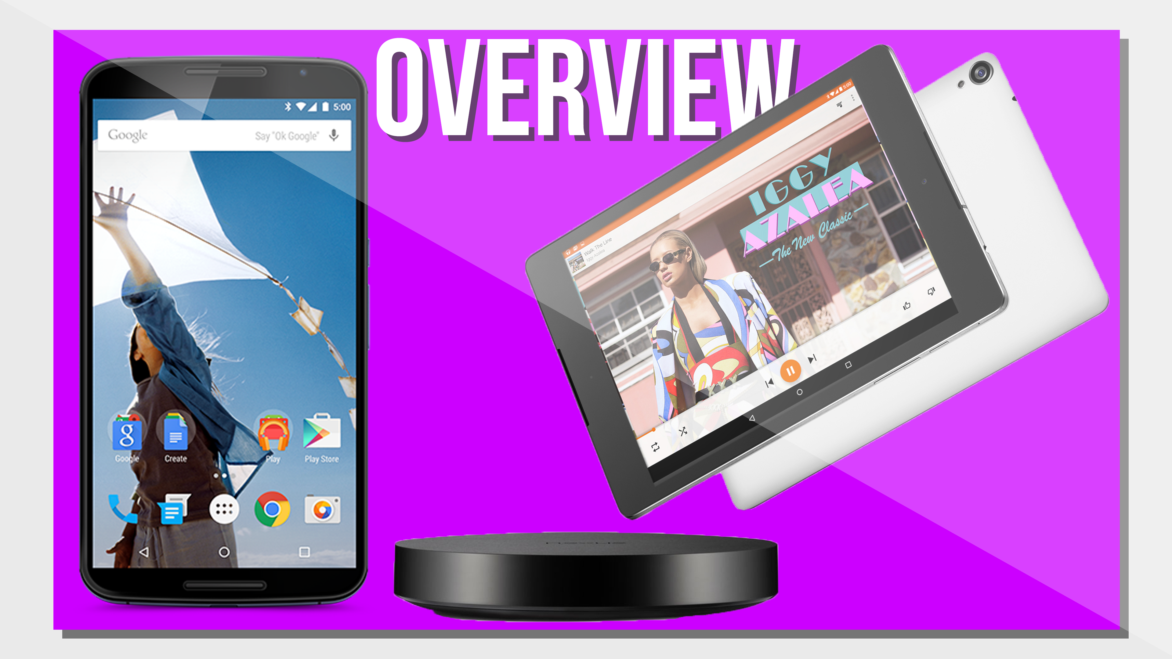 Nexus 6, Nexus 9, Nexus Player – Overview
