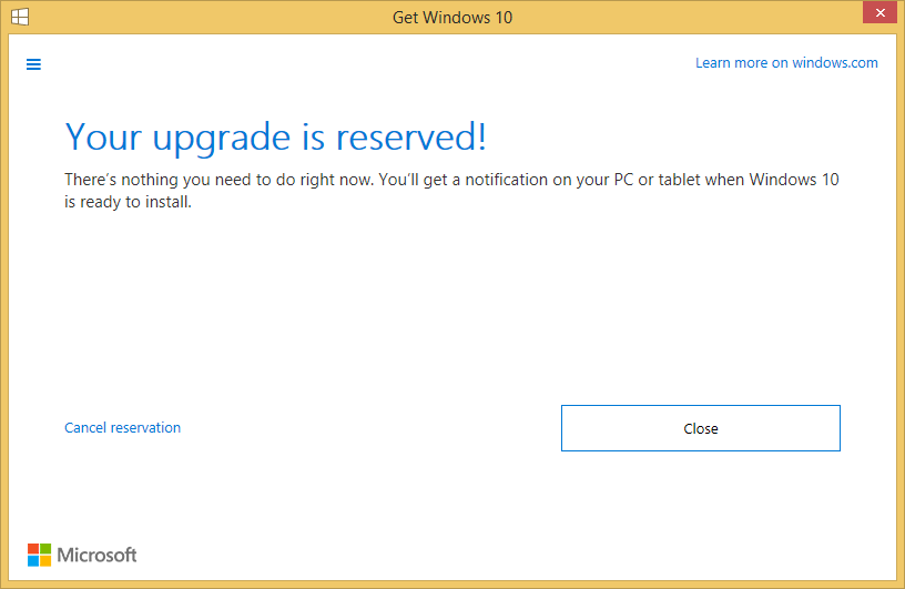 Get Windows 10 2